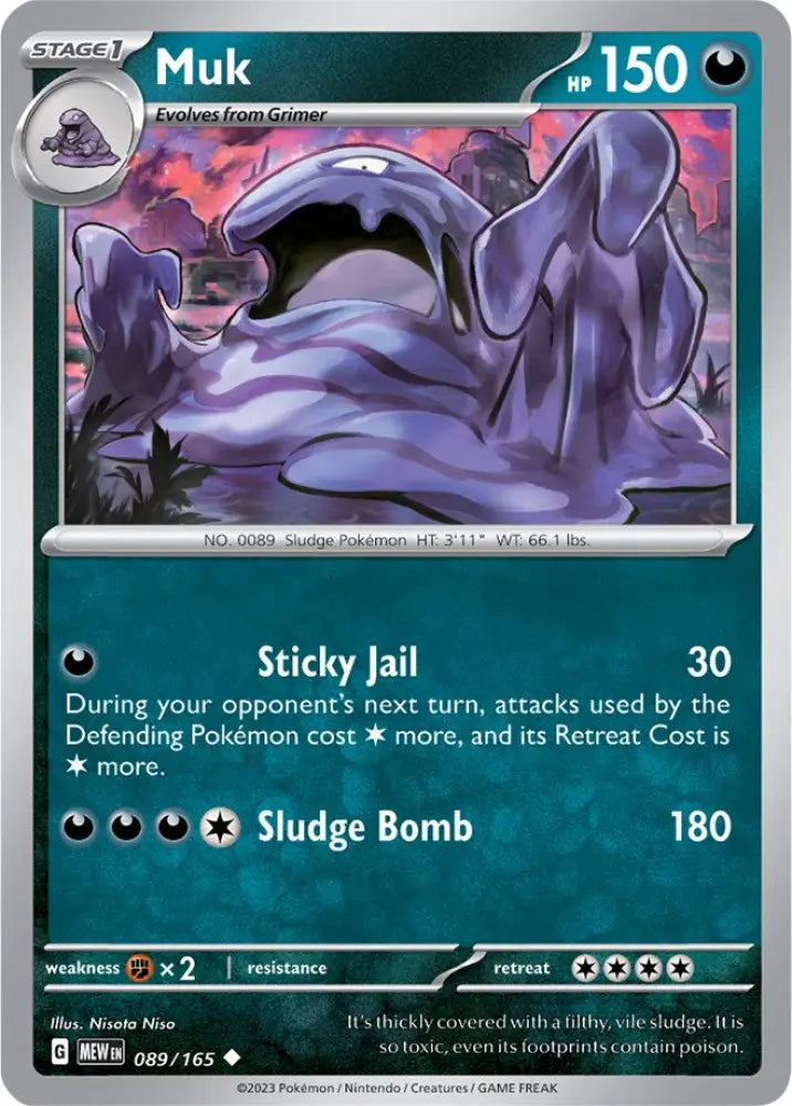 Muk (089/165) [Scarlet & Violet 151] - Pokemon Single