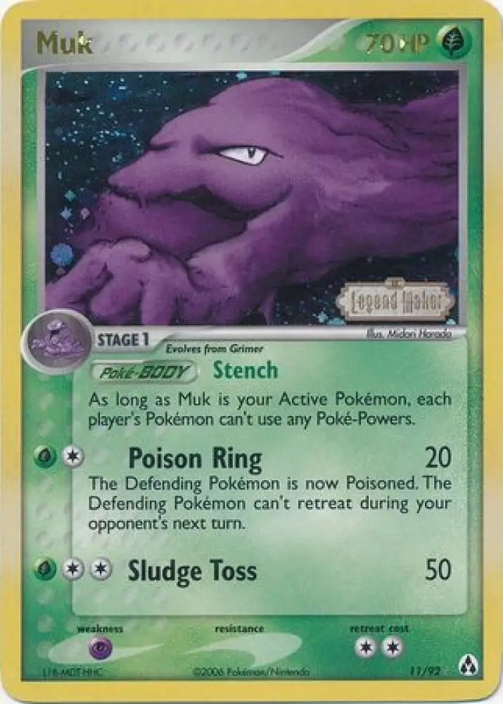 Muk (11/92) (Stamped) [EX: Legend Maker] - Pokemon Single