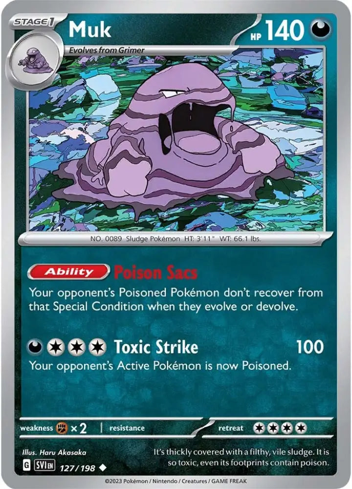 Muk (127/198) [Scarlet & Violet: Base Set] - Pokemon Single