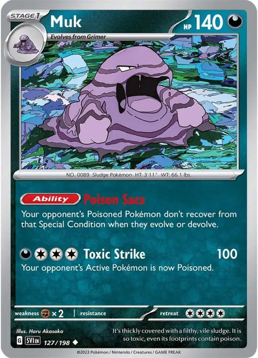 Muk (127/198) [Scarlet & Violet: Base Set] - Pokemon Single