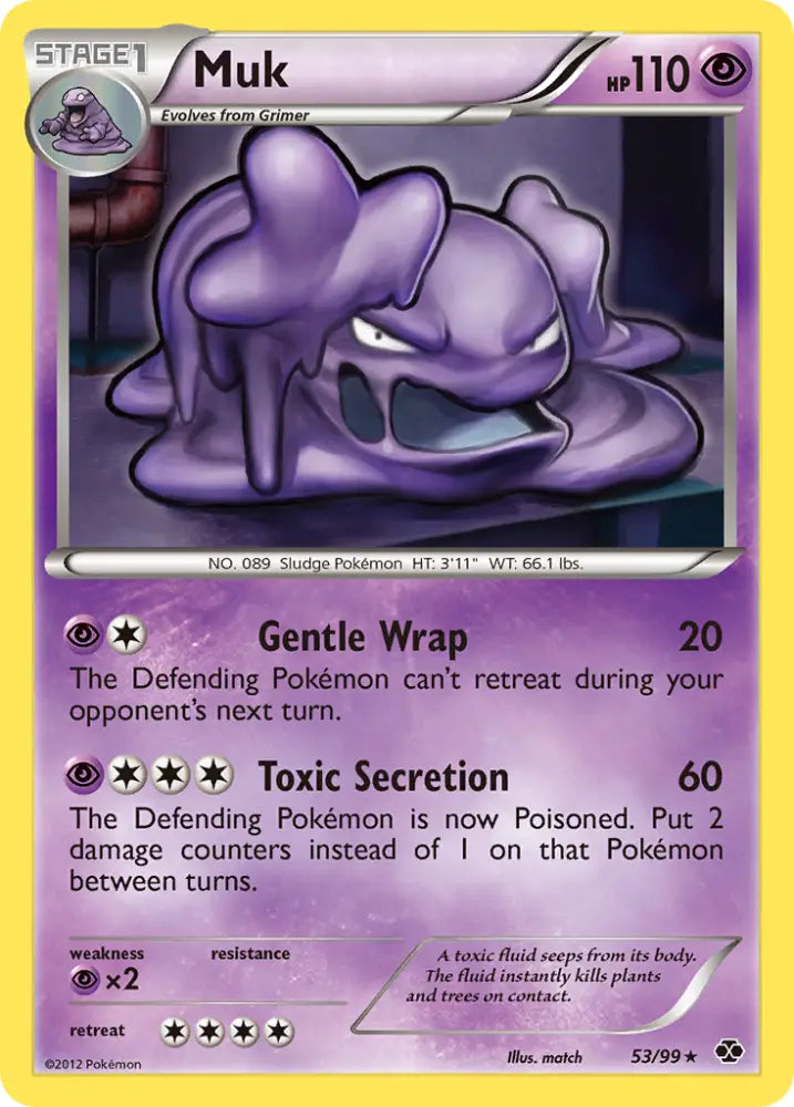 Muk (53/99) [Black & White: Next Destinies] - Pokemon Single
