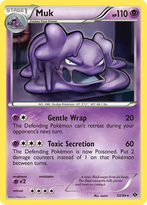 Muk (53/99) [Black & White: Next Destinies] - Pokemon Single