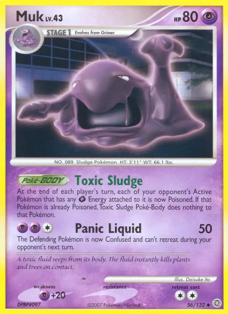Muk (56/132) [Diamond & Pearl: Secret Wonders] - Pokemon Single