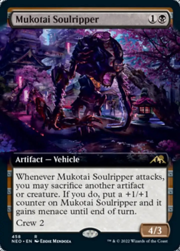 Mukotai Soulripper (Extended Art) [Kamigawa: Neon Dynasty] - MTG Single