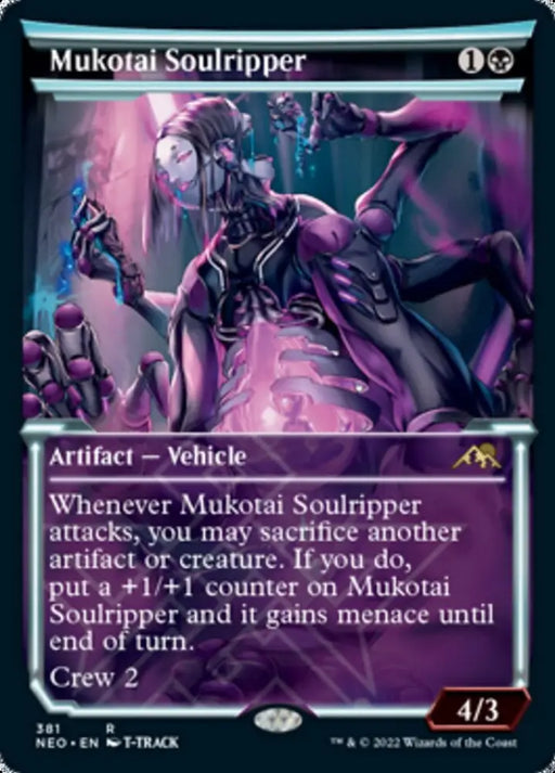 Mukotai Soulripper (Showcase Soft Glow) [Kamigawa: Neon Dynasty] - MTG Single