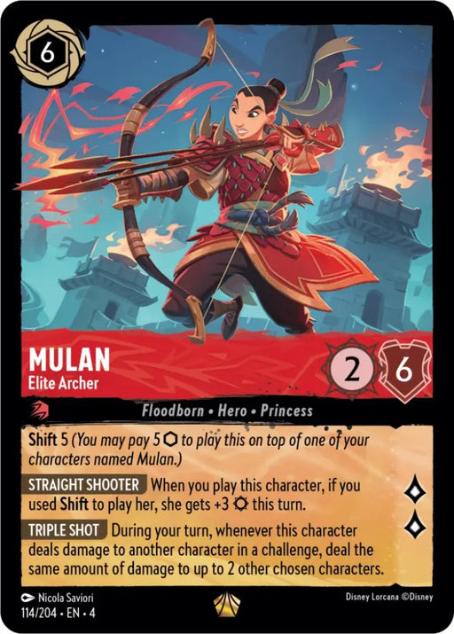 Mulan - Elite Archer (114/204) [Ursula’s Return] - Lorcana Single