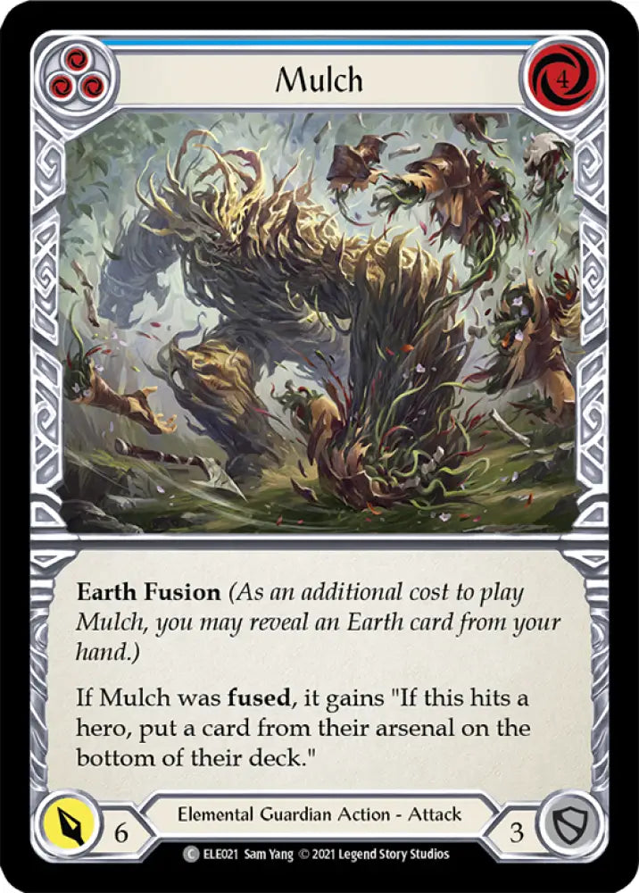 Mulch (Blue) [Tales of Aria 1st Edition] 1st Edition Rainbow Foil - Flesh And Blood Single