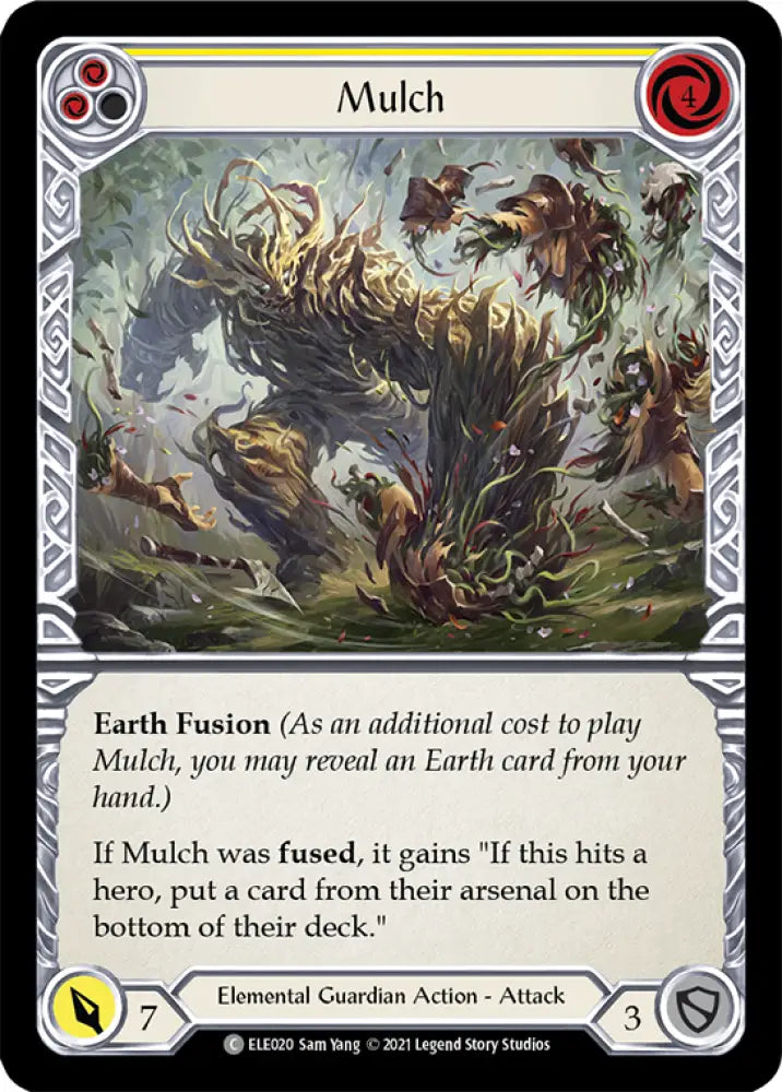 Mulch (Yellow) [Tales of Aria 1st Edition] 1st Edition Rainbow Foil - Flesh And Blood Single