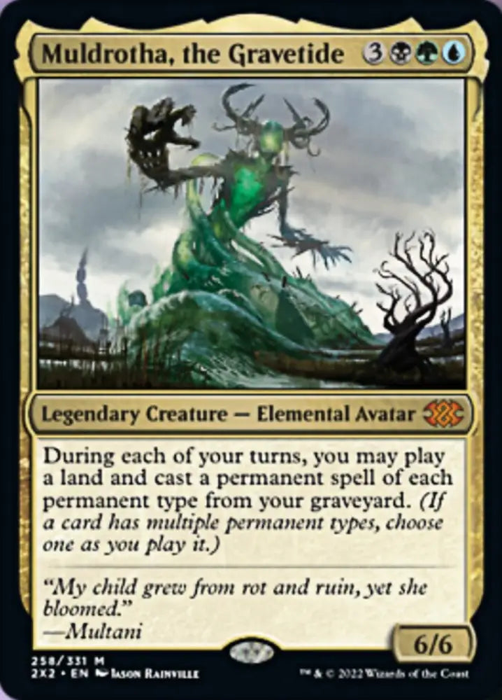 Muldrotha the Gravetide [Double Masters 2022] - MTG Single