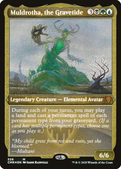Muldrotha the Gravetide (Etched) [Commander Legends] - MTG Single
