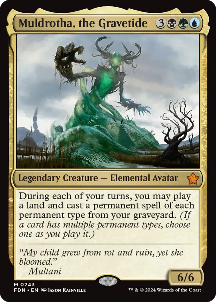 Muldrotha the Gravetide [Foundations] - MTG Single