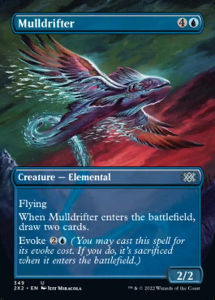 Mulldrifter (Borderless Alternate Art) [Double Masters 2022] - MTG Single