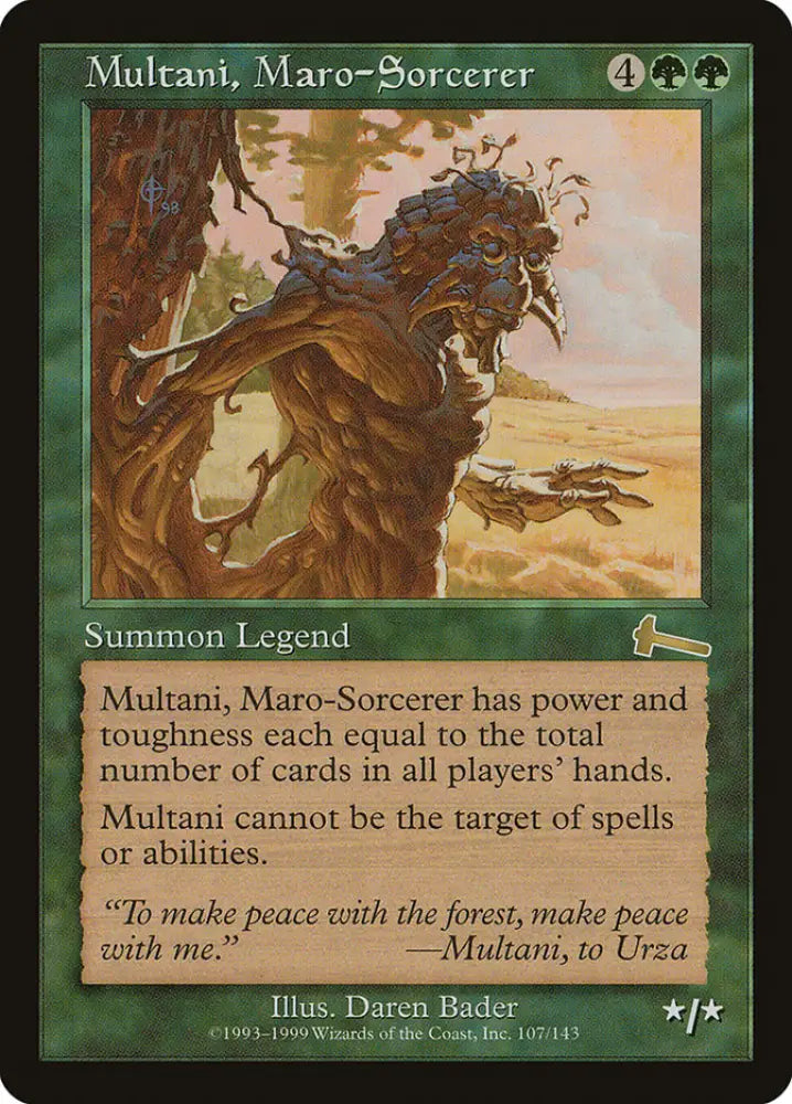 Multani Maro-Sorcerer [Urza’s Legacy] - MTG Single