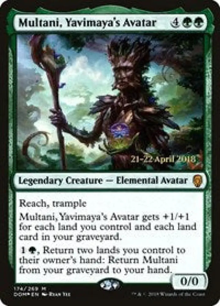 Multani, Yavimaya's Avatar (174) [Prerelease Cards]