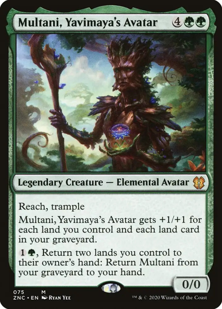 Multani Yavimaya’s Avatar [Zendikar Rising Commander] - MTG Single