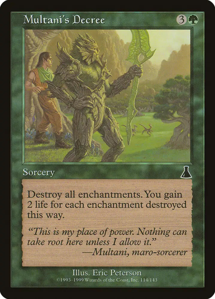 Multani’s Decree [Urza’s Destiny] - MTG Single