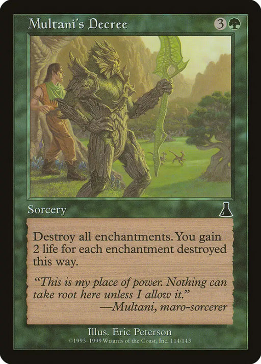 Multani’s Decree [Urza’s Destiny] - MTG Single