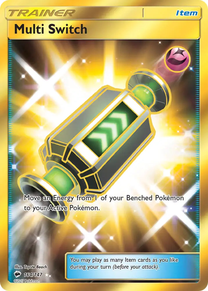 Multi Switch (164/147) [Sun & Moon: Burning Shadows] - Pokemon Single