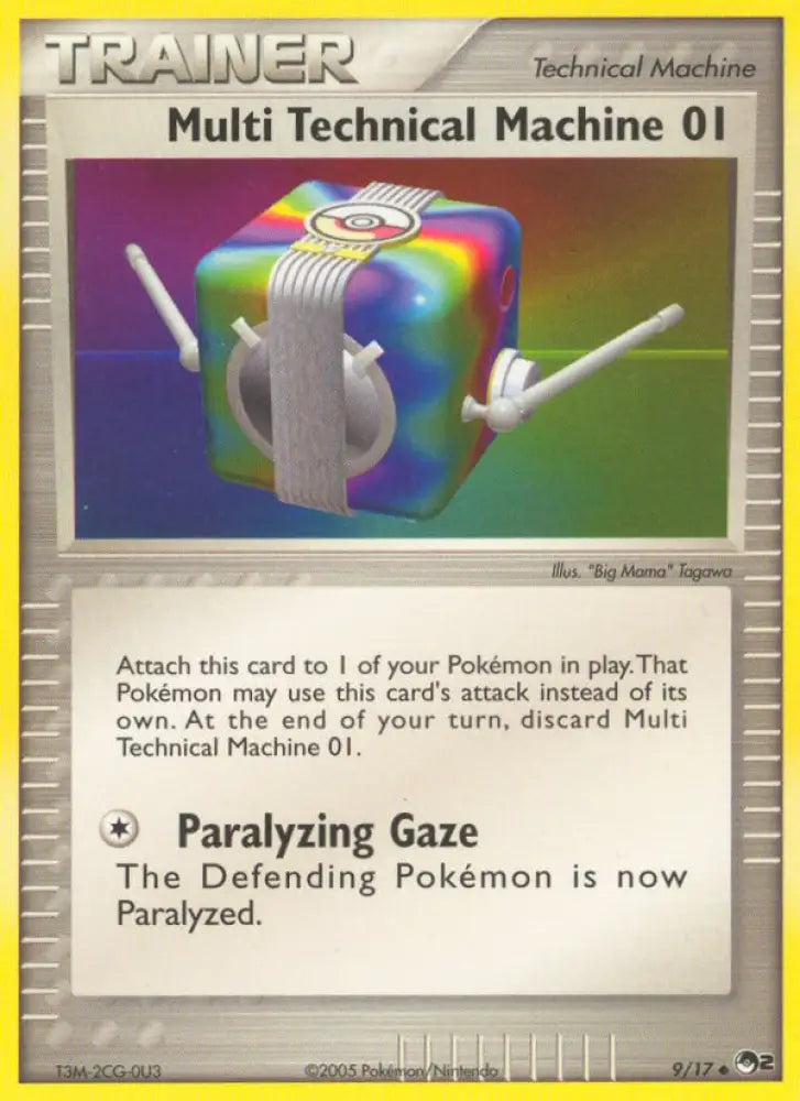 Multi Technical Machine 01 (9/17) [POP Series 2] - Pokemon Single
