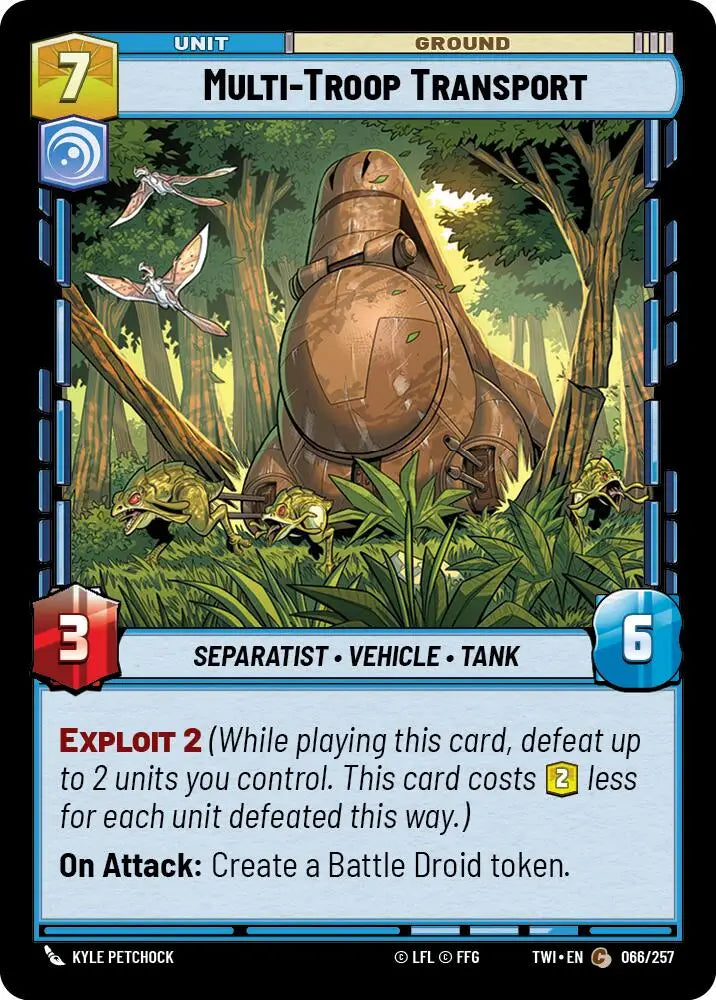 Multi-Troop Transport (066/257) [Twilight of the Republic] - Star Wars: Unlimited Single