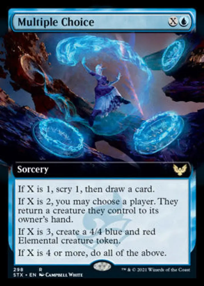 Multiple Choice (Extended Art) [Strixhaven: School of Mages] - MTG Single