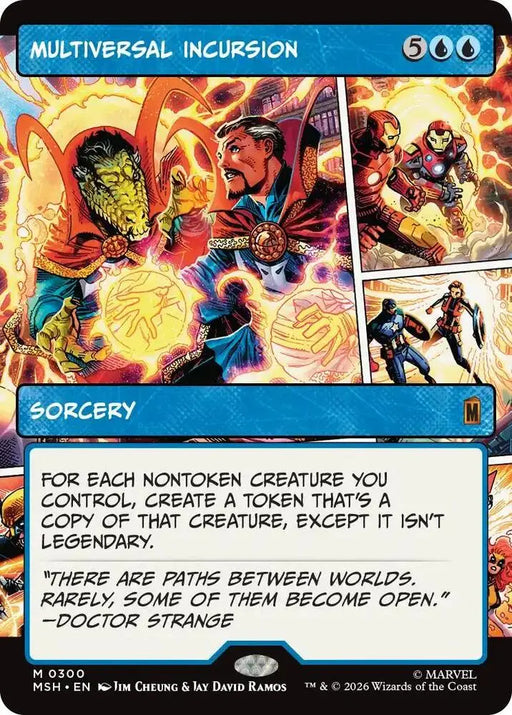 Multiversal Incursion (Borderless) (300) [Marvel Super Heroes]
