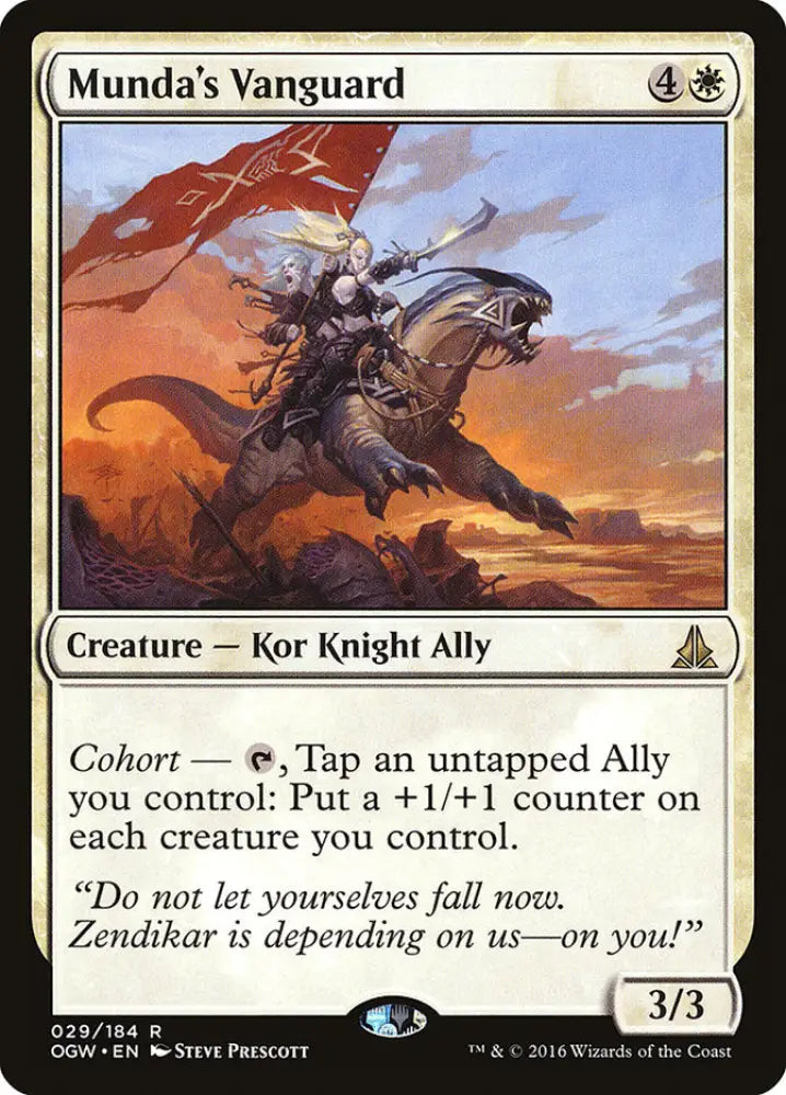 Munda’s Vanguard [Oath of the Gatewatch] - MTG Single