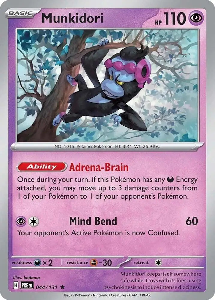 Munkidori (044/131) [Scarlet & Violet: Prismatic Evolutions] - Pokemon Single