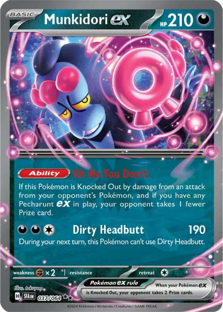 Munkidori ex (037/064) [Scarlet & Violet: Shrouded Fable] - Pokemon Single