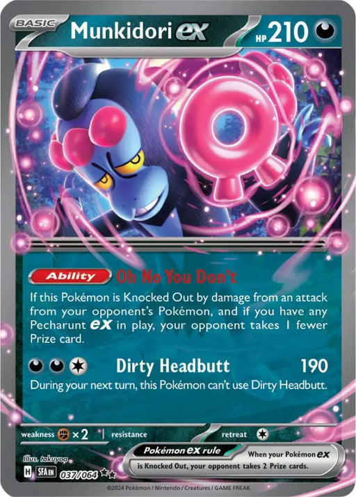 Munkidori ex (037/064) [Scarlet & Violet: Shrouded Fable] - Pokemon Single