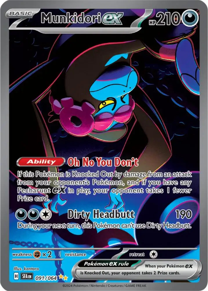 Munkidori ex (091/064) [Scarlet & Violet: Shrouded Fable] - Pokemon Single
