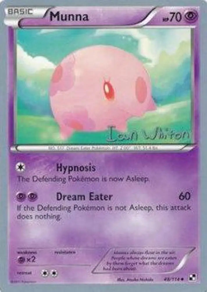 Munna (48/114) (American Gothic - Ian Whiton) [World Championships 2013] - Pokemon Single