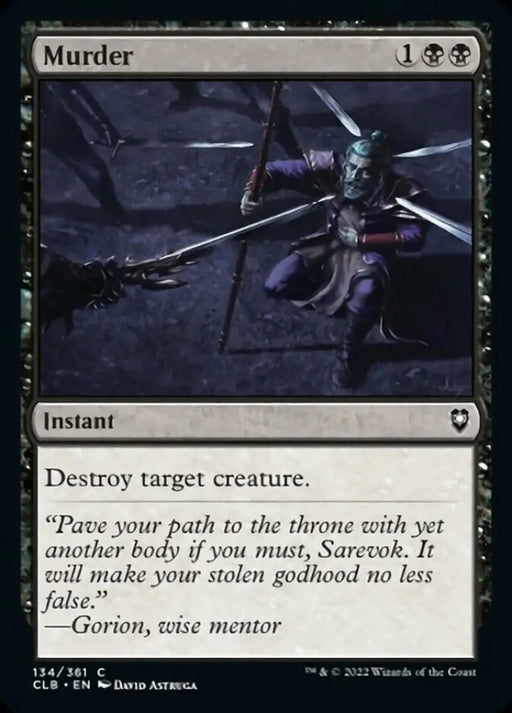 Murder [Commander Legends: Battle for Baldur’s Gate] - MTG Single