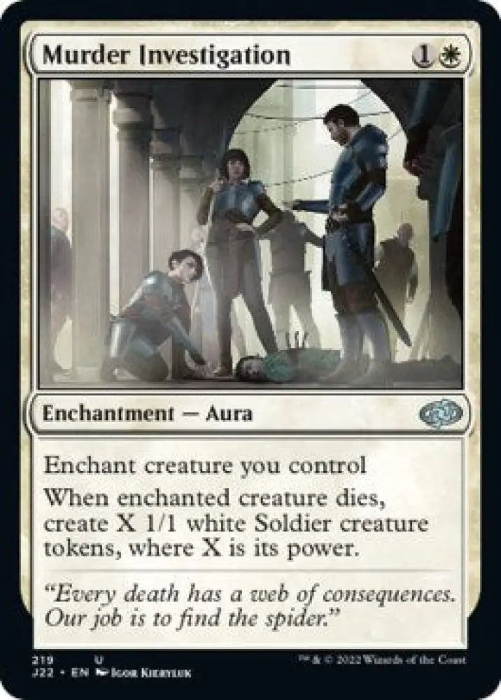 Murder Investigation [Jumpstart 2022] - MTG Single