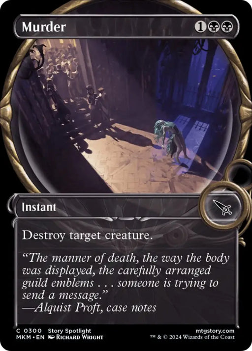 Murder (Showcase) [Murders at Karlov Manor] - MTG Single