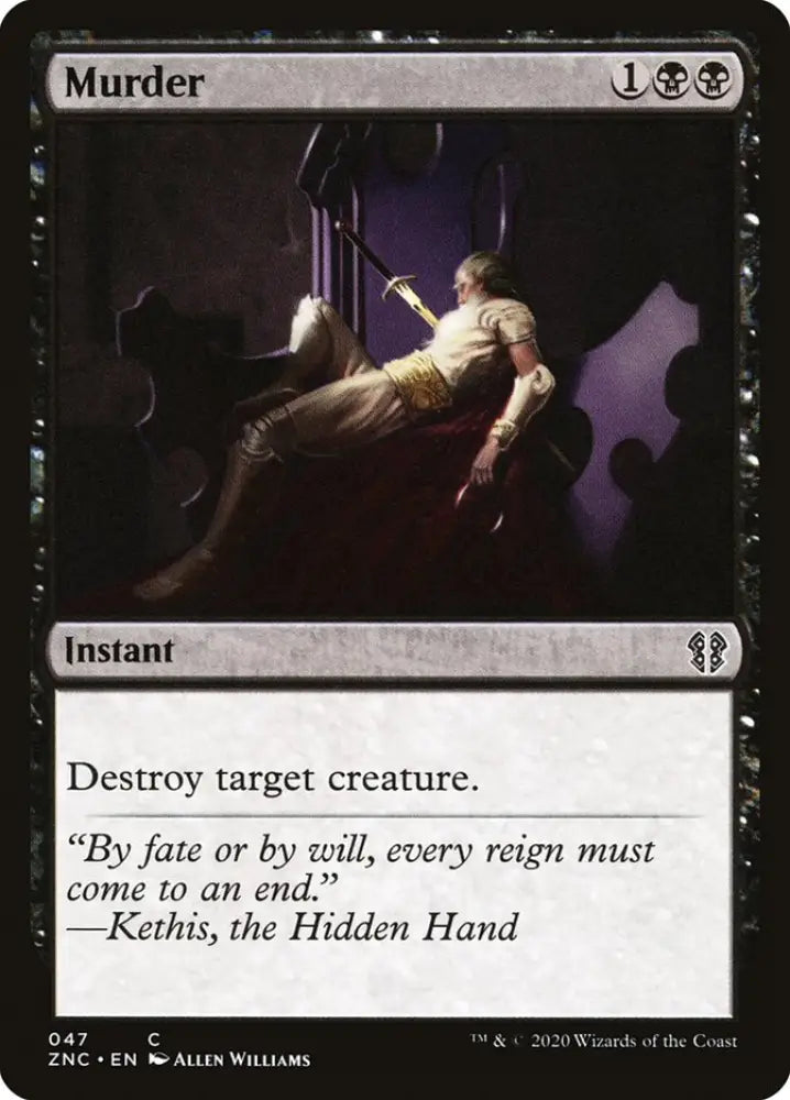 Murder [Zendikar Rising Commander] - MTG Single