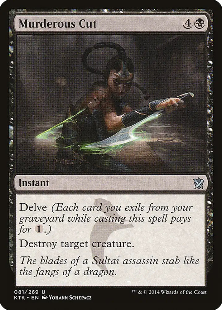 Murderous Cut [Khans of Tarkir] - MTG Single