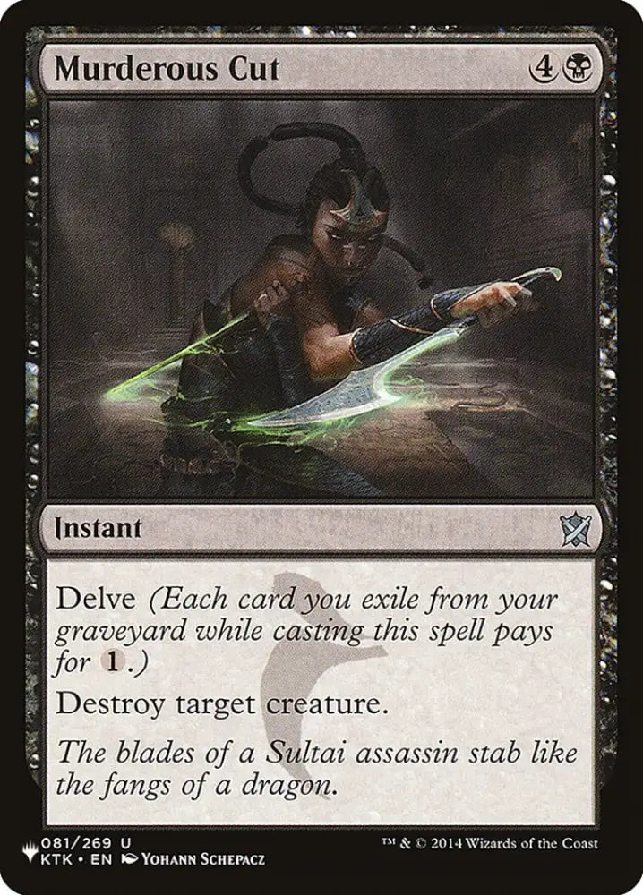 Murderous Cut [The List] - MTG Single
