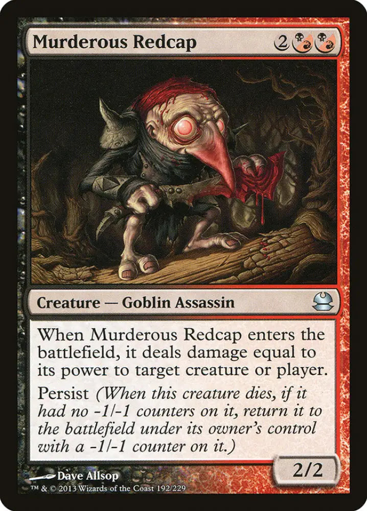 Murderous Redcap [Modern Masters] - MTG Single