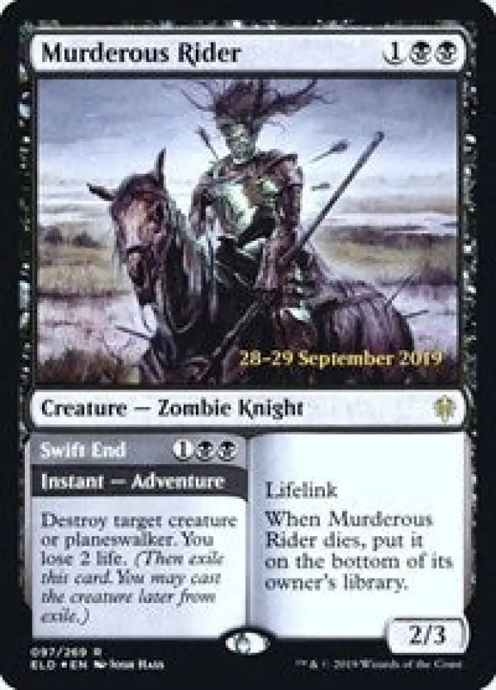 Murderous Rider (97) [Prerelease Cards]