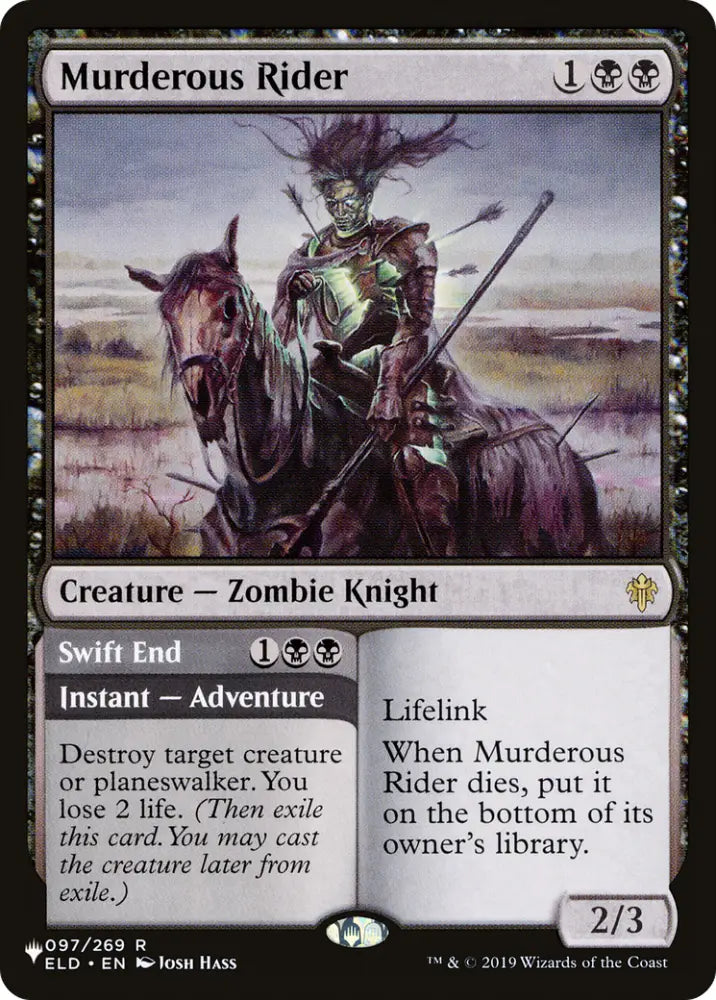 Murderous Rider [The List] - MTG Single
