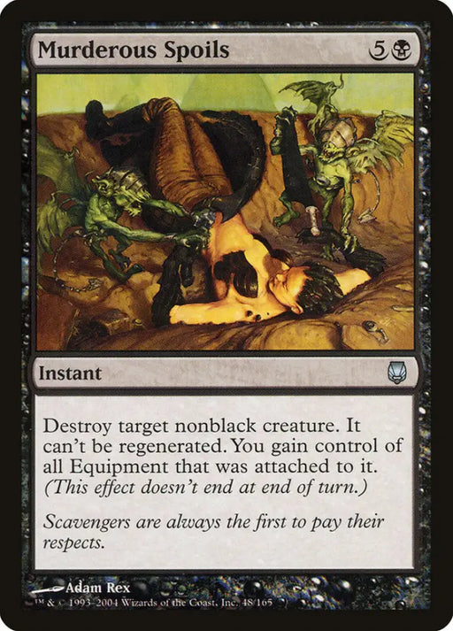 Murderous Spoils [Darksteel] - MTG Single
