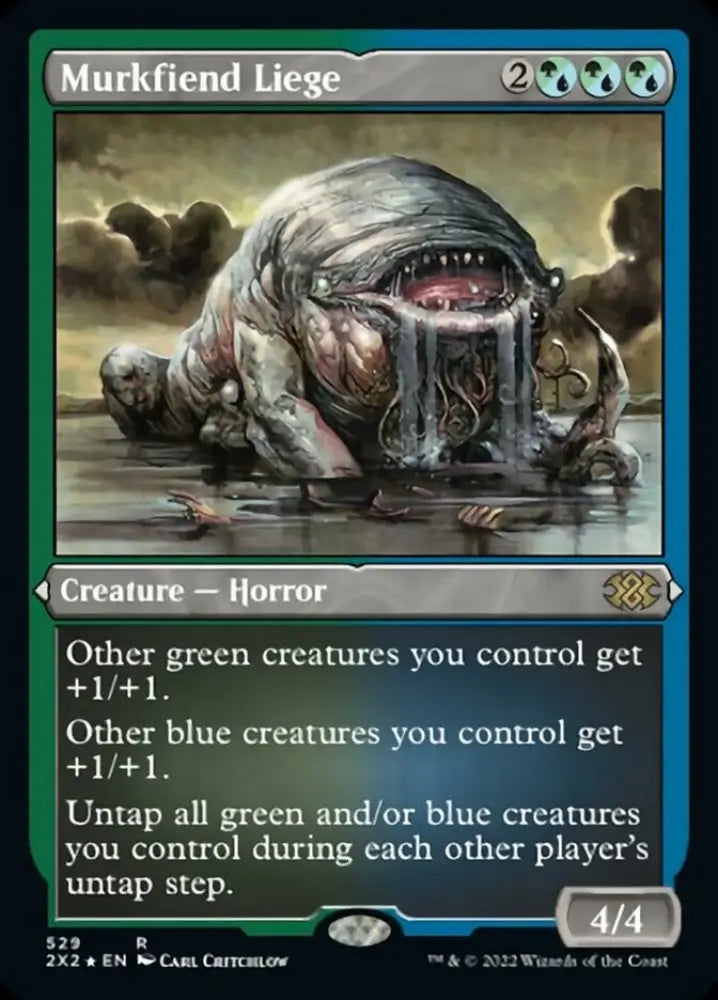 Murkfiend Liege (Foil Etched) [Double Masters 2022] - MTG Single