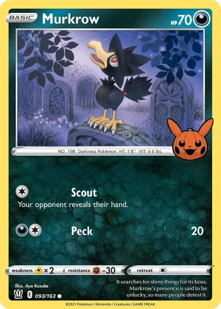 Murkrow (093/163) [Trick or Trade] - Pokemon Single
