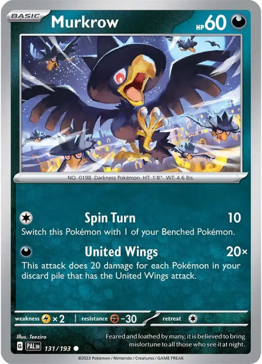 Murkrow (131/193) [Scarlet & Violet: Paldea Evolved] - Pokemon Single
