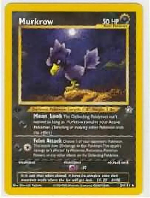 Murkrow (24/111) [Neo Genesis Unlimited] - Pokemon Single