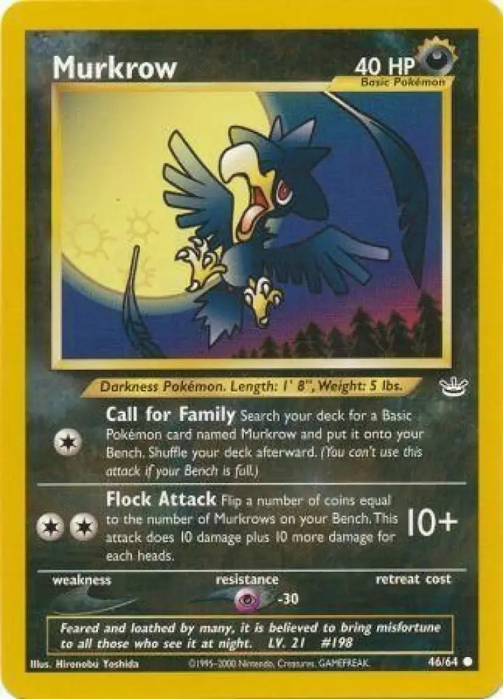 Murkrow (46/64) [Neo Revelation Unlimited] - Pokemon Single