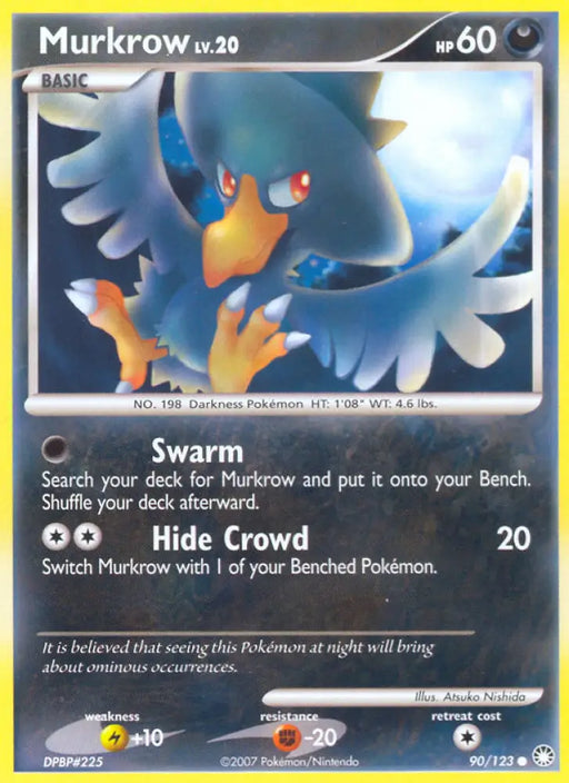 Murkrow (90/123) [Diamond & Pearl: Mysterious Treasures] - Pokemon Single