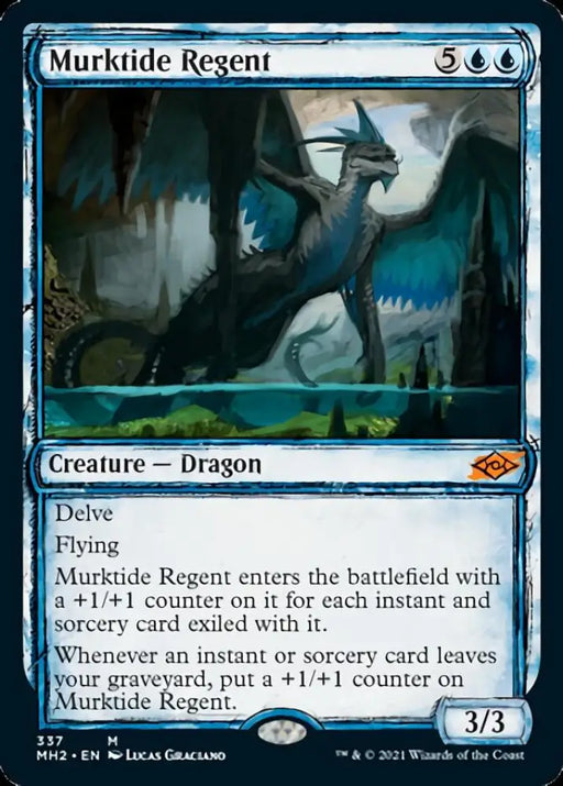 Murktide Regent (Sketch) [Modern Horizons 2] - MTG Single