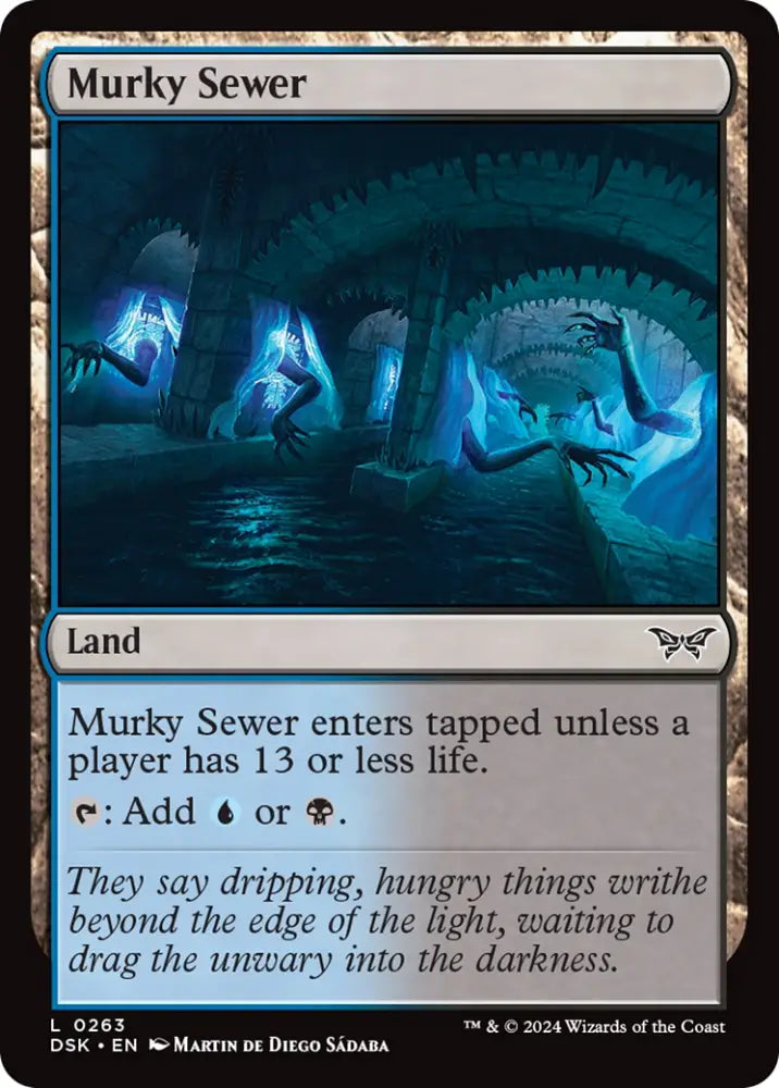 Murky Sewer [Duskmourn: House of Horror] - MTG Single
